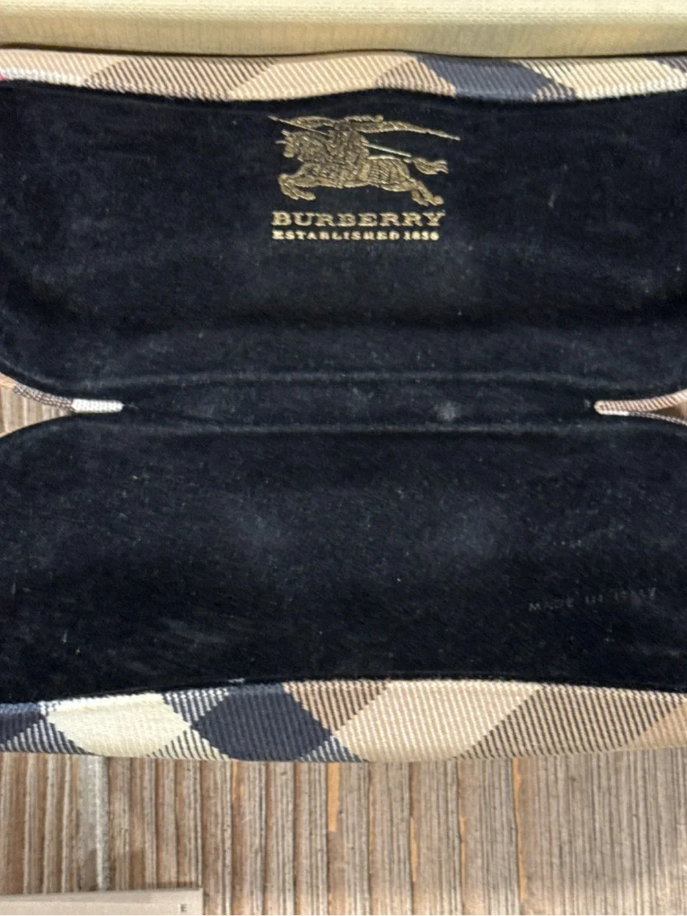 Burberry Cream and Gold Logo Accessory Box